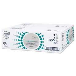 Papernet 1-Ply 7.8 in. x 800 ft. DissolveTech Paper Towel - White (6/Carton)