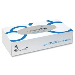 Papernet 2-Ply Heavenly Soft Facial Tissue - White (30/Carton)