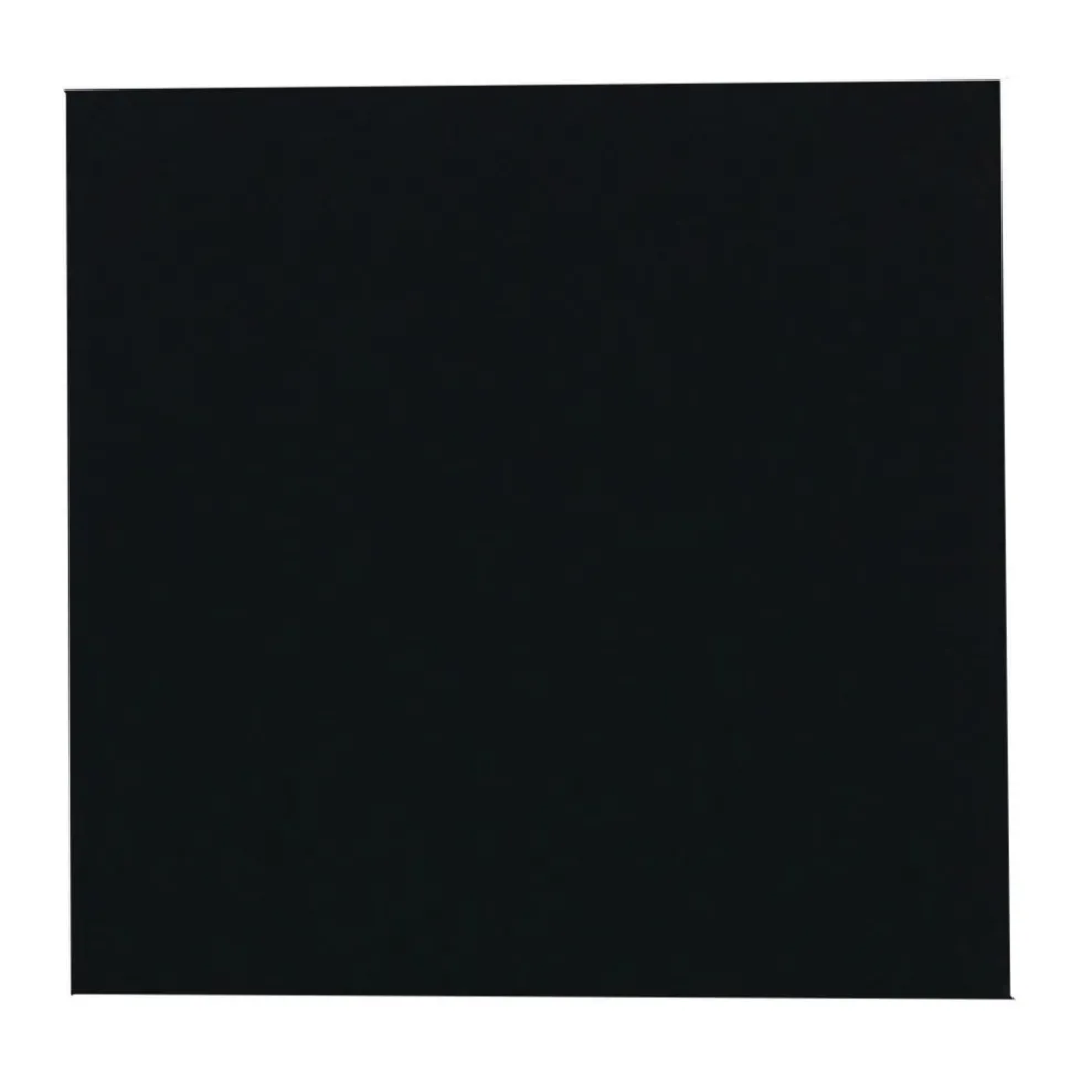 Paterson 9 in. x 9 in. 1-Ply Beverage Napkins - Black (4000/Carton)