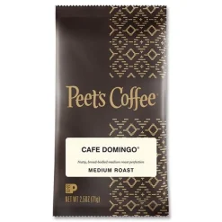 Peet's Coffee & Tea 504918 2.5 oz. Frack Pack Coffee Portion Packs - Cafe Domingo Blend (18/Box)
