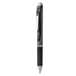 Pentel Bold 1 mm EnerGel RTX Retractable Gel Pen - Black Ink and Black/Gray Barrel
