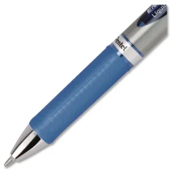 Pentel EnerGel RTX Bold 1 millimeter Retractable Gel Pen - Blue Ink/Blue/Gray Barrel