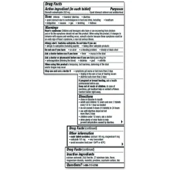 Pepto-Bismol Chewable Tablets, Original Flavor, 30/box, 24 Box/carton