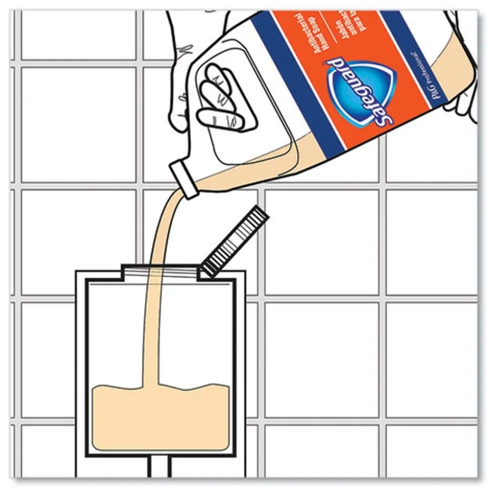 P&G Pro Light Scent 1 Gallon Bottle Antibacterial Liquid Hand Soap (2-Piece/Carton)