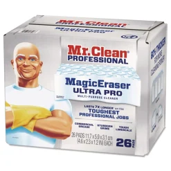 P&G Pro Magic Eraser Ultra Pro Multi-Purpose Cleaner 4.72 x 1.38 x 2.56 Thick White (26/Carton)
