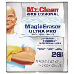 P&G Pro Magic Eraser Ultra Pro Multi-Purpose Cleaner 4.72 x 1.38 x 2.56 Thick White (26/Carton)