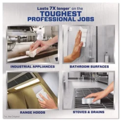 P&G Pro Magic Eraser Ultra Pro Multi-Purpose Cleaner 4.72 x 1.38 x 2.56 Thick White (26/Carton)