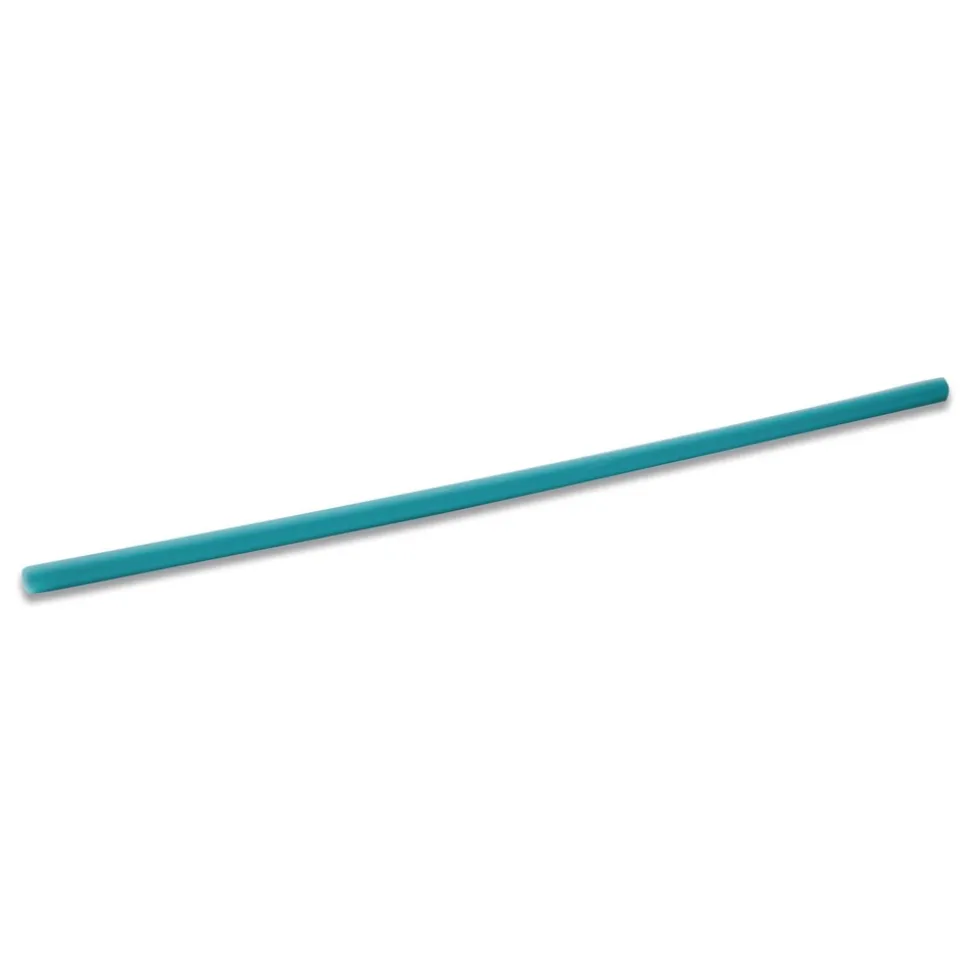 phade 511170 5 in. PHA Marine Biodegradable Stir Straws - Ocean Blue (1000/Box, 6 Boxes/Carton)
