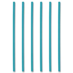 phade 511167 7.75 in. PHA Wrapped Marine Biodegradable Straws - Ocean Blue (375/Box, 10 Boxes/Carton)