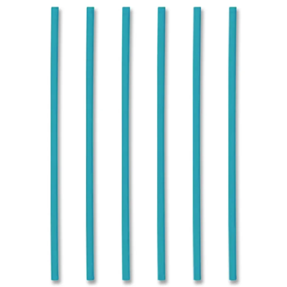 phade 511167 7.75 in. PHA Wrapped Marine Biodegradable Straws - Ocean Blue (375/Box, 10 Boxes/Carton)