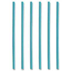 phade 511178 7.75 in. PHA Wrapped Marine Biodegradable Straws - Ocean Blue (375/Box, 10 Boxes/Carton)