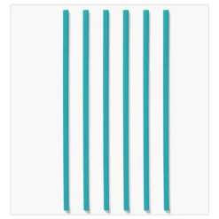 phade 511168 10.25 in. PHA Wrapped Marine Biodegradable Straws - Ocean Blue (250/Box, 8 Boxes/Carton)
