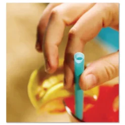 phade 511168 10.25 in. PHA Wrapped Marine Biodegradable Straws - Ocean Blue (250/Box, 8 Boxes/Carton)