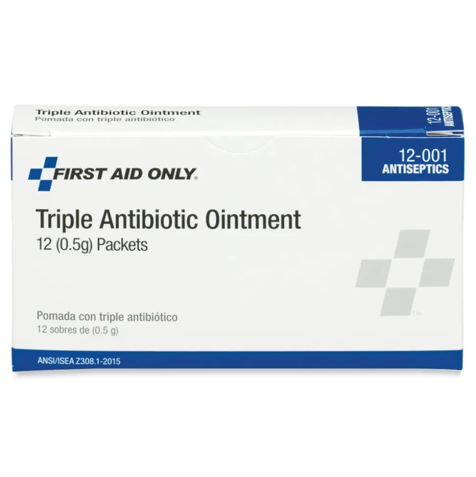 PhysiciansCare by First Aid Only Triple Antibiotic Ointment Packet (12/Box)