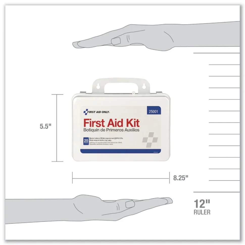 PhysiciansCare by First Aid Only Plastic Case First Aid Kit for Use by Up to 25 People (113-Pieces/Kit)