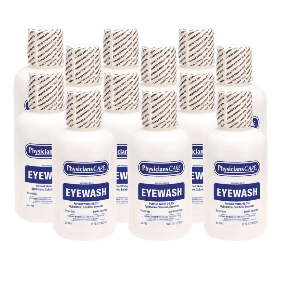 PhysiciansCare by First Aid Only 16 oz Bottle Eye Wash (12/Carton)