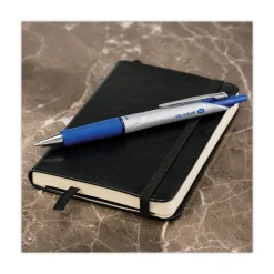 Pilot Acroball Pro Advanced Ink Medium 1 mm Hybrid Gel Pen - Blue Ink/Silver/Blue Barrel (1-Dozen)