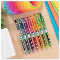 Pilot B2P Bottle-2-Pen Recycled Fine 0.7 mm Gel Pen - Assorted Ink and Barrel Colors (5/Pack)
