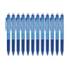 Pilot Frixion Clicker Erasable Gel Pen, Retractable, Extra-Fine 0.5 Mm, Blue Ink, Blue Barrel, Dozen
