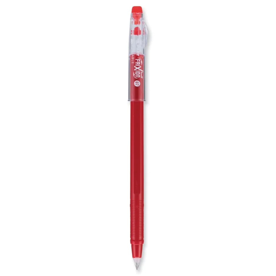 Pilot FriXion ColorSticks Fine 0.7 mm Erasable Gel Pen - Red Ink/Red Barrel (1-Dozen)
