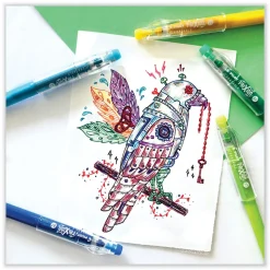 Pilot FriXion ColorSticks Fine 0.7 mm Erasable Gel Pen - Assorted Ink and Barrel Colors (10/Pack)