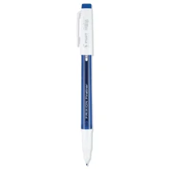 Pilot FriXion Fine 0.6 millimeter Stick Fineliner Erasable Porous Point Pen - Blue Ink/Blue/White Barrel (1-Dozen)