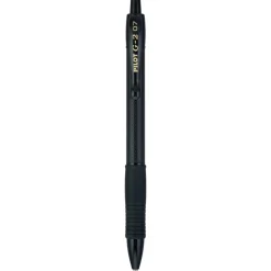 Pilot G2 Edge Premium Fine 0.7 mm Gel Pen - Black Ink/Black Barrel (36/Pack)
