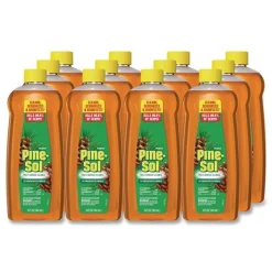 Pine-Sol 14 oz. Bottle Multi-Surface Concentrated Disinfectant Cleaner - Pine Scent (12/Carton)