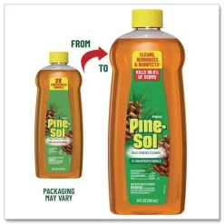 Pine-Sol 14 oz. Bottle Multi-Surface Concentrated Disinfectant Cleaner - Pine Scent (12/Carton)