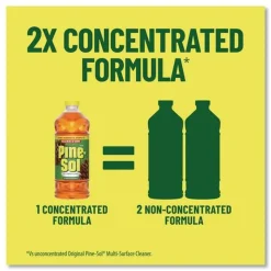 Pine-Sol 14 oz. Bottle Multi-Surface Concentrated Disinfectant Cleaner - Pine Scent (12/Carton)