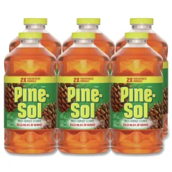 Pine-Sol 80 oz. Concentrated Multi-Surface Disinfectant Cleaner - Pine Scent (6/Carton)