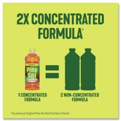 Pine-Sol 80 oz. Concentrated Multi-Surface Disinfectant Cleaner - Pine Scent (6/Carton)