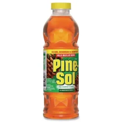 Pine-Sol 60149CT 20 oz. Bottle Multi-Surface Concentrated Disinfectant Cleaner - Pine Scent (8/Carton)