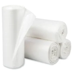 Pitt Plastics Eco Strong Plus 38 in. x 58 in. 16 mic 60 Gallon Can Liners - Natural (200/Carton)