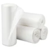 Pitt Plastics Eco Strong Plus 40 in. x 46 in. 16 mic 40 Gallon Can Liners - Natural (250/Carton)