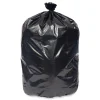 Pitt Plastics Eco Strong Plus 33 in. x 39 in. 1 mil 33 Gallon Can Liners - Black (150/Carton)