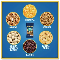Planters GEN00260 2 oz.Bag Tropical Fruit and Nut Trail Mix (72/Carton)