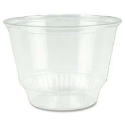 Plastifar Plastic Cold Cups, Sundae, 8 oz, Clear, 1,000/Carton
