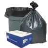 Platinum Plus 56 Gallon 1.55 mil 43 in. x 48 in. Can Liners - Gray (50/Carton)