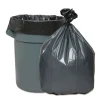 Platinum Plus 39 in. x 56 in. 60-Gallon 1.55 mil. Can Liners - Gray (25/Carton)