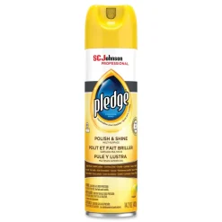 Pledge 14.2 oz. Aerosol Can Furniture Polish - Lemon (6/Carton)