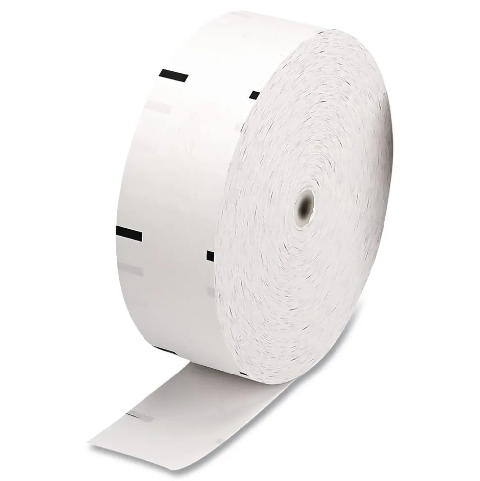 PM Company 3.13 in. x 1,960 ft. 0.69 in. Core Direct Thermal Printing Thermal Paper Rolls - White (4/Carton)