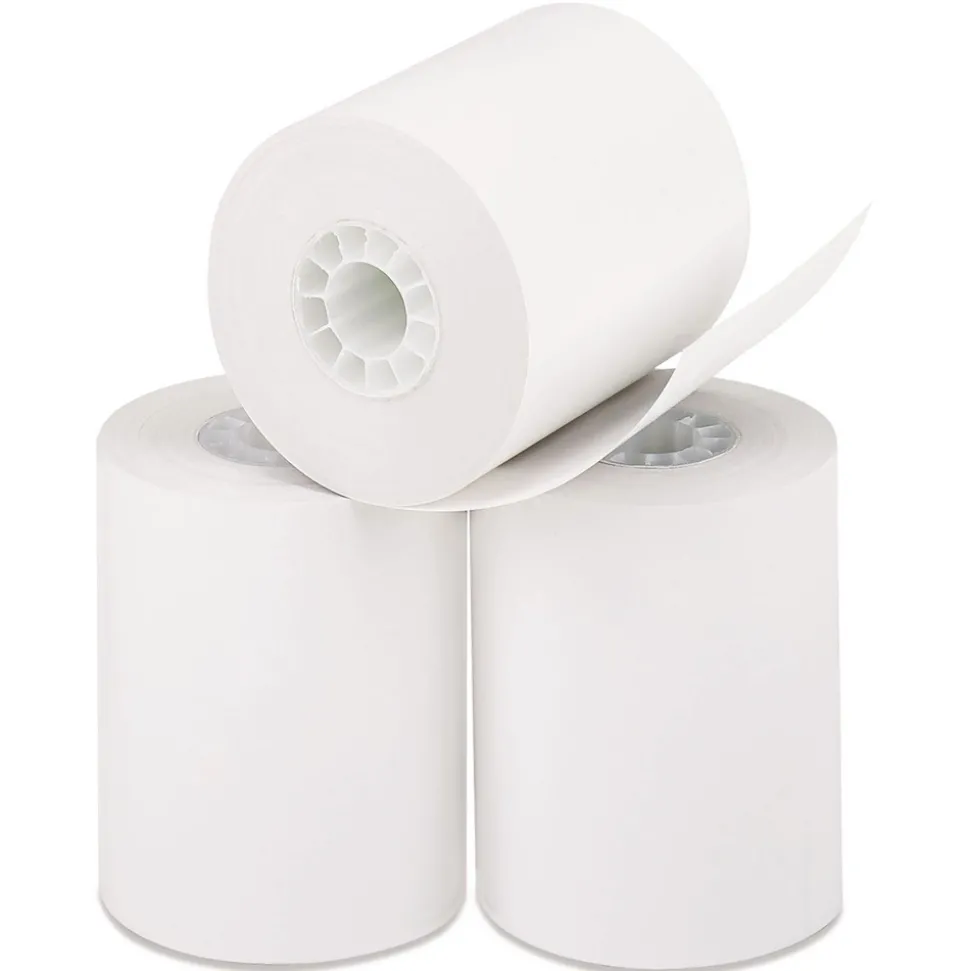 PM Company 2.25 in. x 85 ft. 0.45 in. Core Direct Thermal Printing Paper Rolls - White (50/Carton)