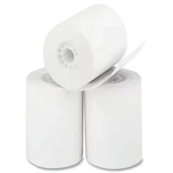 PM Company 3.25 in. x 243 ft. 1-Ply Impact Bond Paper Rolls - White (4/Pack)