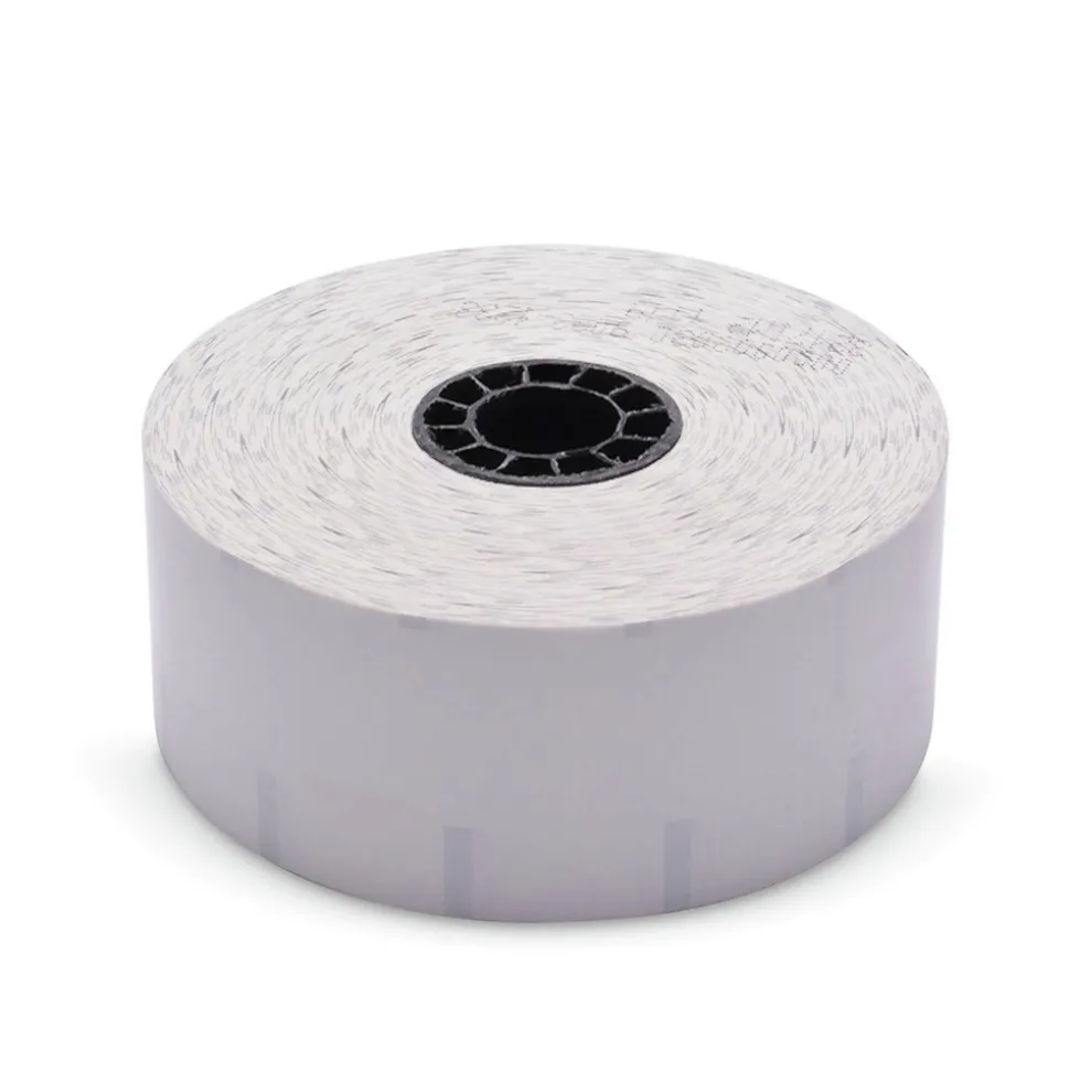 PM Company 1.57 in. x 375 ft. Sticky Media - White (12 Rolls/Carton)