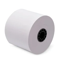 PM Company ICX90230088 3.15 in. x 270 ft. Sticky Media - White (12 Rolls/Carton)