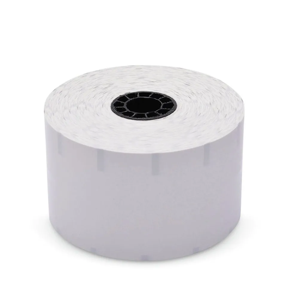 PM Company ICX90232634 2.28 in. x 350 ft. Sticky Media - White (12 Rolls/Carton)