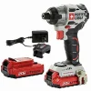 Porter-Cable 20V MAX 1.5 Ah Cordless Lithium-Ion Brushless 1/4 in. Impact Driver Kit