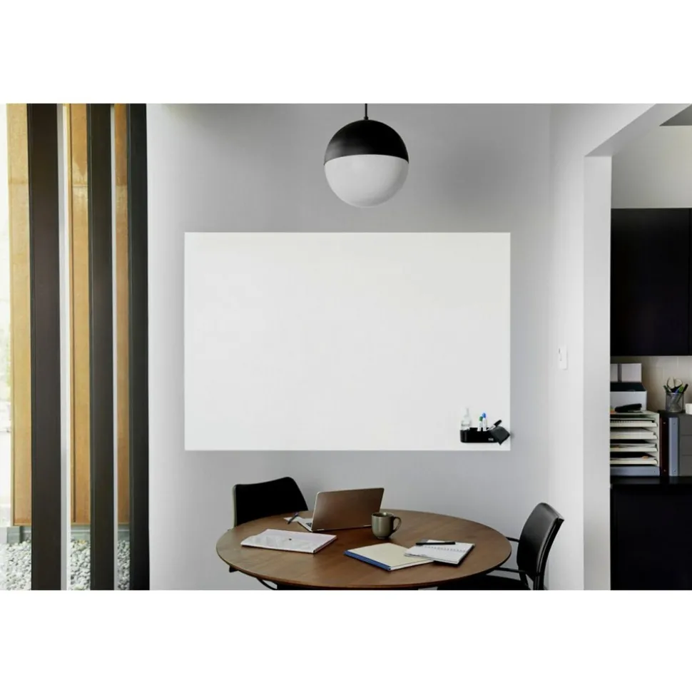 Post-it 36 in. x 24 in. Easy Erase Permanent Marker Whiteboard Surface - White