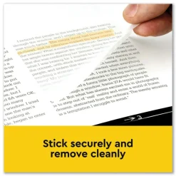 Post-it 3 in. x 3 in. Unruled Note Pads - Transparent (10/Pack)